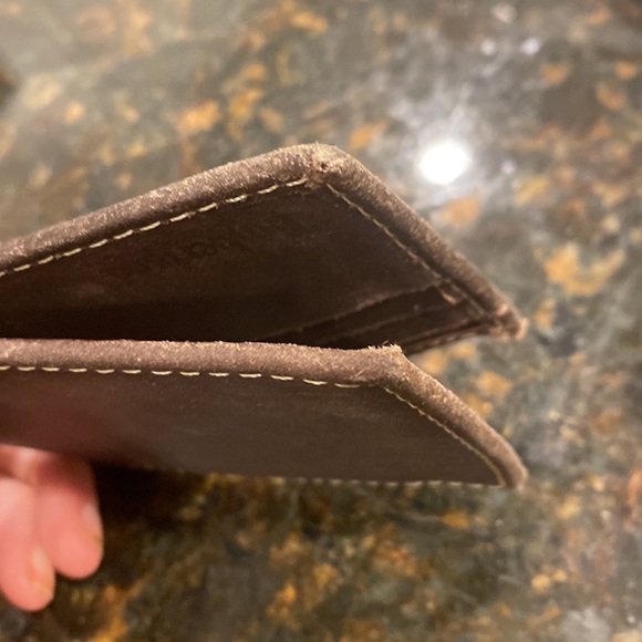 Timberland Slim fold Brown Leather Bifold Wallet - Picture 8 of 8